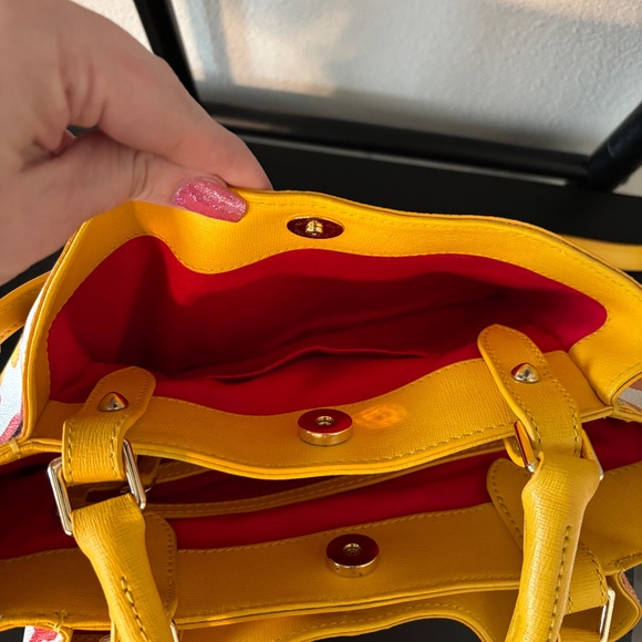 Dooney & Bourke Floral Bag - Yellow, Orange, and Red - Picture 7 of 12